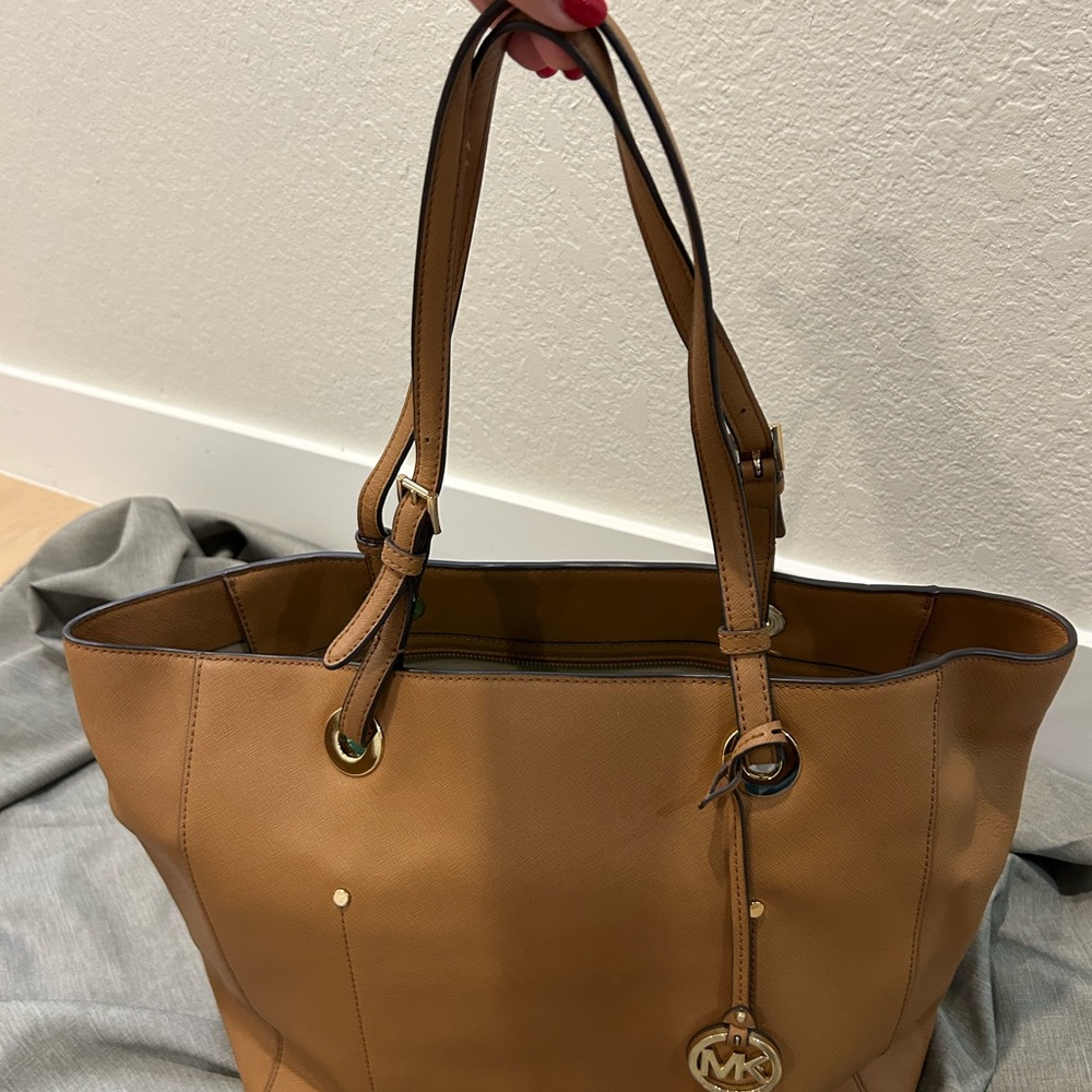 Michael Kors Brown Leather Tote